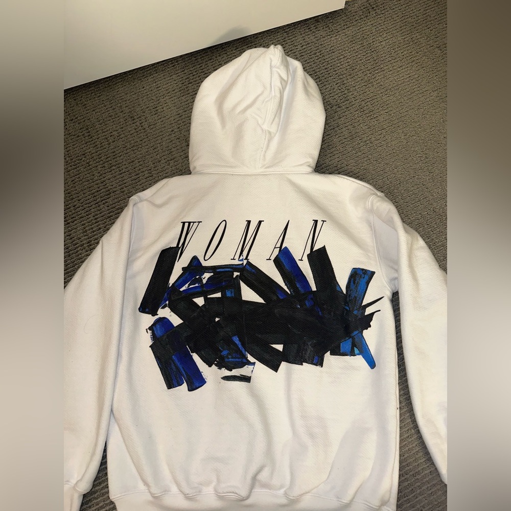 Off-White Spring 2020 “Woman” Graphic Logo Hoodie (size S) - Picture 2 of 6